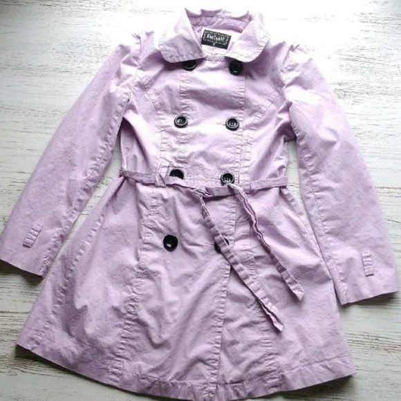 Evolutif Jackets & Blazers - Evolutif Women's Pea Trench Coat Belted Button